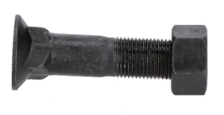 šroub + matice 5/8"x63mm